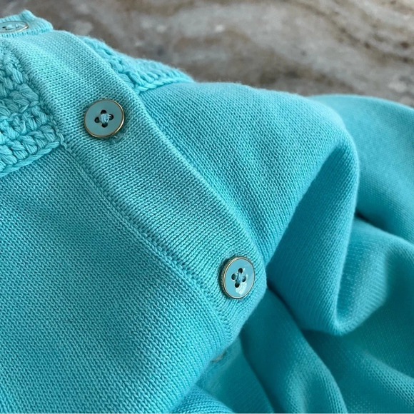 NWT Talbots Cardigan Sweater Cotton Rayon Blend size Medium - Picture 3 of 8